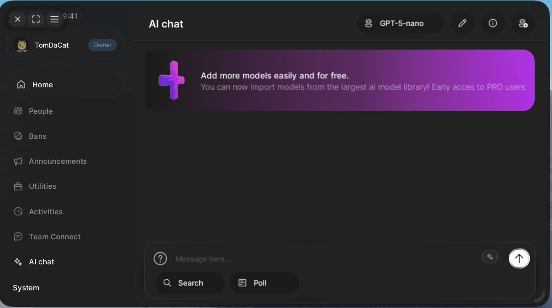Exe 6 AI Chat